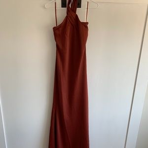 BHLDN Ruby Satin Charmeuse Dress